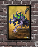 Vilefiend Official Hearthstone Print