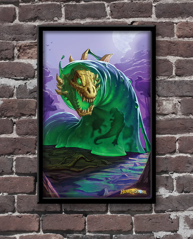 Gluttonous Ooze Official Hearthstone Print