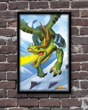 Emerald Explorer Official Hearthstone Print