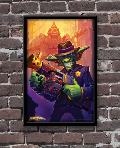 Big Time Racketeer Official Hearthstone Print