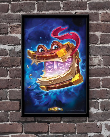 Babbling Book Official Hearthstone Print
