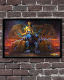 King Rastakhan Official Hearthstone Print