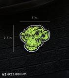 Zombie Chimp Velcro Patch