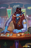 Tony, King of Piracy Official Hearthstone Print