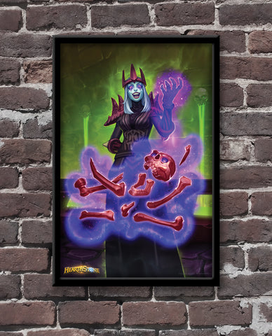 Rotting Necromancer Official Hearthstone Print