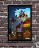 Tony Two-Tusk Official Hearthstone Print