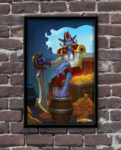 Tony Two-Tusk Official Hearthstone Print