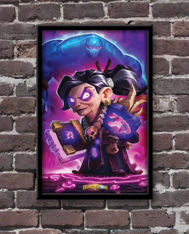 Rin the First Disciple Official Hearthstone Print