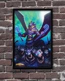 Obsidian Statue Official Hearthstone Print