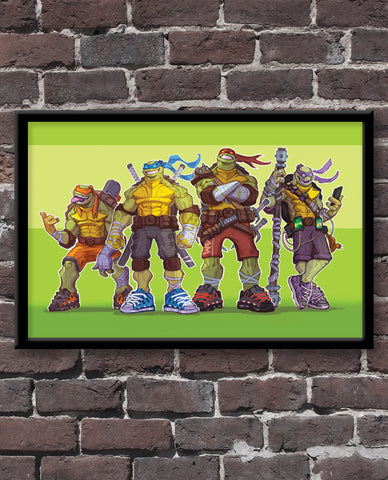 Turtle Squad - Fan Art Print